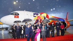 Airbus và Vietjet bàn giao tàu bay mới mang hình ảnh kỷ niệm 50 năm quan hệ ngoại giao Việt Nam - Pháp