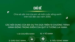 Phát động cuộc thi “Gửi tương lai xanh 2050” - Lan tỏa thông điệp xanh cho thế hệ tương lai