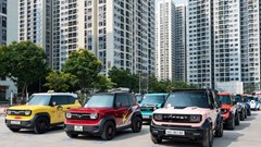 Hàng trăm xe VinFast VF 3 khoe sắc “đốt cháy” bầu không khí 3 miền