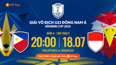 Nhận định trận đấu U23 Philippines vs U23 Indonesia, 20h00 ngày 18.7: Đêm kiểm chứng ngựa ô tại Bung Karno