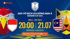 Nhận định trận đấu U23 Indonesia vs U23 Malaysia, 20h00 ngày 21.7: Nguy cơ bị loại và bài toán ngược dòng