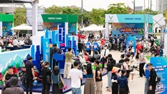 Cận cảnh “siêu phẩm” VinFast Evo Grand lần đầu xuất hiện tại “VinFast Xanh Fest Icon”