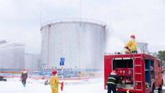 Petrolimex tổ chức diễn tập nâng cao năng lực nghiệp vụ PCKB, PCCC & CNCH