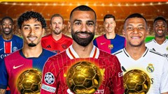 Danh sách đề cử Quả bóng vàng 2025: Ronaldo và Messi tiếp tục vắng mặt, cựu cầu thủ Man United bất ngờ xuất hiện
