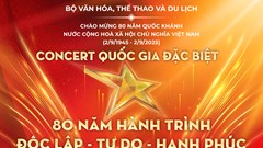 Sắp diễn ra Concert Quốc gia đặc biệt “80 năm Hành trình Độc lập - Tự do - Hạnh phúc”