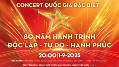 Phát hành vé miễn phí Concert Quốc gia đặc biệt kỷ niệm 80 năm Quốc khánh 2.9