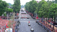 Cấm nhiều tuyến phố từ 18h ngày 1.9 phục vụ Lễ diễu binh, diễu hành