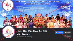 Fanpage tích xanh giả mạo Hiệp hội Văn hóa Áo dài Việt Nam để trục lợi