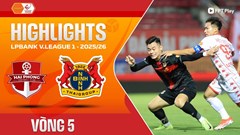 Highlight Hải Phòng vs Ninh Bình: Chia điểm trên sân Lạch Tray