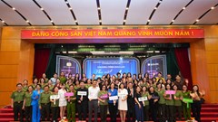 “Em Xinh – Say Hi” giao lưu cùng 500 nữ chiến sĩ Công an Nhân dân: Tôn vinh vẻ đẹp, bản lĩnh và lòng nhân ái của phụ nữ Việt