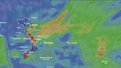 Áp thấp nhiệt đới có thể mạnh lên thành bão số 13, hướng vào miền Trung đầu tuần tới