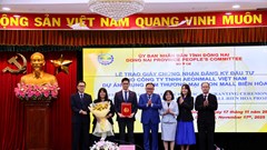 Trao giấy chứng nhận đầu tư cho dự án Trung tâm thương mại Aeon Mall lớn nhất Việt Nam