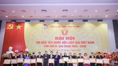 Hội Luật gia Việt Nam tổ chức thành công Đại hội thi đua yêu nước lần thứ IV