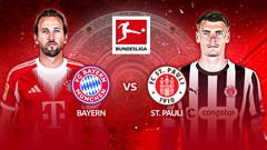 Nhận định trận đấu Bayern Munich vs St Pauli, 21h30 ngày 29.11: Khó tránh khỏi một chuyến đi bão táp