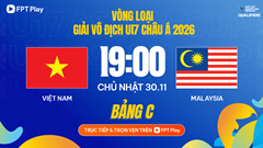 Nhận định trận đấu U17 Việt Nam vs U17 Malaysia, 19h00 ngày 30.11: Quyết đấu vì ngôi đầu bảng C