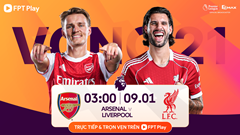 Link xem trực tiếp Arsenal vs Liverpool, 3h00 ngày 9.1, vòng 21 Ngoại hạng Anh