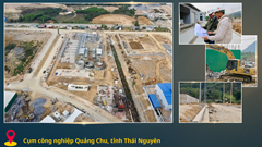 Trên công trường cụm công nghiệp trăm tỉ đồng lớn bậc nhất phía Bắc Thái Nguyên