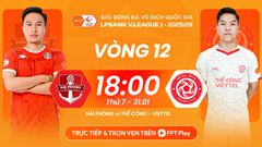 Nhận định trận đấu Hải Phòng vs Thể Công, 18h00 ngày 31.1: Cuộc chiến vì top 3