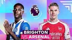 Nhận định trận đấu Brighton vs Arsenal, 2h30 ngày 5.3: Chuyến đi bão táp