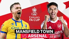 Nhận định trận đấu Mansfield Town vs Arsenal, 19h15 ngày 7.3: Nhẹ nhàng đoạt vé