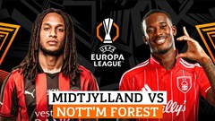 Nhận định trận đấu Midtjylland vs Nottingham, 0h45 ngày 20.3: Khó khăn chất chồng