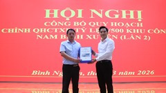 Công bố điều chỉnh quy hoạch Khu công nghiệp Nam Bình Xuyên: Tạo động lực thu hút đầu tư, phát triển bền vững