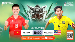 Link xem trực tiếp Việt Nam vs Malaysia, 19h00 ngày 31.3, vòng loại Asian Cup 2027