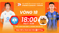 Nhận định trận đấu Nam Định vs HAGL, 18h00 ngày 11.4: Thiên Trường vẫn mở hội