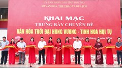 Phú Thọ: Tái hiện tinh hoa văn hóa thời đại Hùng Vương qua hơn 500 hiện vật, tư liệu quý