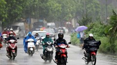 Thời tiết hôm nay 18.4: Hà Nội mưa rào và dông