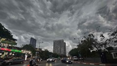 Thời tiết hôm nay 24.4: Hà Nội mưa dông trên diện rộng