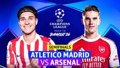 Nhận định trận đấu Atletico Madrid vs Arsenal, 2h00 ngày 30.4: Hẹn quyết đấu ở Emirates