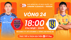 Nhận định trận đấu Becamex TP.HCM vs SLNA, 18h00 ngày 24.5: Bước đi thận trọng