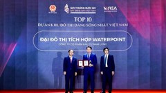 Waterpoint được vinh danh Top 10 khu đô thị đáng sống nhất Việt Nam