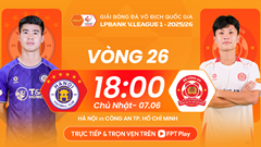 Link xem trực tiếp Hà Nội FC vs CA TP.HCM, 18h00 ngày 7.6 - vòng 26
