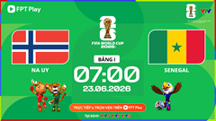 Link xem trực tiếp Na Uy vs Senegal, 7h00 ngày 23.6 - bảng I World Cup 2026