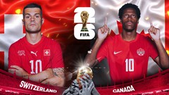 Nhận định trận đấu Thụy Sĩ vs Canada, 2h00 ngày 25.6: Quyết chiến vì đỉnh bảng