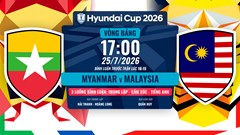Link xem trực tiếp Myanmar vs Malaysia, 17h00 ngày 25.7 - bảng B ASEAN Cup 2026