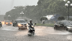 Thời tiết hôm nay 29.7: Hà Nội mưa to, có nơi mưa rất to