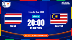 Link xem trực tiếp Thái Lan vs Malaysia, 20h00 ngày 1.8 - bảng B ASEAN Cup 2026
