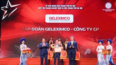 UBND TP. Hà Nội trao bằng khen cho Tập đoàn Geleximco tại Lễ tôn vinh Doanh nhân, Doanh nghiệp Thăng Long.