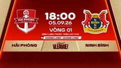 Nhận định trận đấu Hải Phòng vs Ninh Bình, 18h00 ngày 5.9: Gặp lại cố nhân