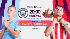 Link xem trực tiếp Man City vs Sunderland, 20h00 ngày 20.9 - Ngoại hạng Anh