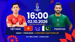 Nhận định trận đấu Việt Nam vs Pakistan, 16h00 ngày 2.10: Nhanh chóng đứng dậy