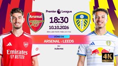 Nhận định trận đấu Arsenal vs Leeds, 18h30 ngày 10.10: Khoan phá bê tông