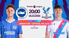 Nhận định trận đấu Brighton vs Crystal Palace, 20h00 ngày 18.10: “Mòng biển” vượt Arsenal?