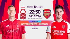 Nhận định trận đấu Nottingham vs Arsenal, 22h30 ngày 18.10: Thắng để bám đuổi