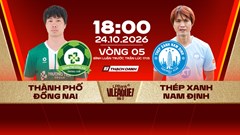 Nhận định trận đấu Đồng Nai vs Nam Định, 18h00 ngày 24.10: Niềm vui thoáng qua