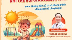 Bác sĩ Bệnh viện Nhi Trung ương chỉ ra dấu hiệu trẻ bị say nắng, say nóng, mách cha mẹ cách xử trí và phòng tránh 