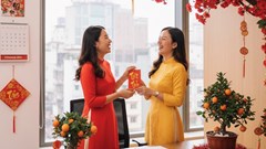 5 cách trang trí văn phòng đón Tết Bính Ngọ 2026 vừa sang vừa hiện đại